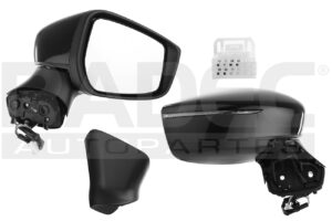 018-2330-36 ESPEJO NS VERSA 20-23 ELECTRICO C/DIRECCIONAL P/PINTAR 5 PINES ADVANCE/EXCLUSIVE/PLATINUM L4 4 CILINDROS 1.6L 4 PUERTAS DER