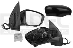 018-2352-10 ESPEJO NS FRONTIER PRO-4X 22-23 ELECTRICO C/DESEMPANANTE C/CAMARA P/SENSOR DE PROXIMIDAD P/PINTAR 11 PINES 4X4 V6 6 CILINDROS 3.8L 4 PUERTAS DER