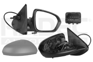 018-2612-06 ESPEJO RN DUSTER 21-22 C/CONTROL NEGRO 2 PINES INTENS DER