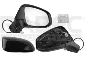 018-3004-46 ESPEJO TY COROLLA CROSS 22-23 ELECTRICO C/DESEMPANANTE P/PINTAR LE/XLE L4 4 CILINDROS 2.0L 5PUERTAS DER