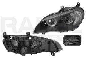 019-0313-05 FARO BW X5 07-09 ELECTRICO C/MOTOR C/LEDS P/FOCO XENON S/FOCO DEPO IZQ