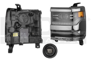 019-0615-29 FARO CV CHEYENNE HIGH COUNTRY 16-18 BISEL CROMADO C/LEDS DEPO IZQ