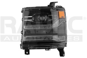 019-0615-31 FARO CV CHEYENNE MIDNIGHT 16-18 BISEL P/PINTAR C/LEDS DEPO IZQ