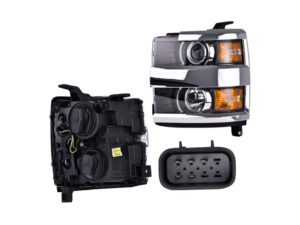 019-0639-13 FARO CV SILVERADO 3500 15-18 C/LUPA FILO CROMADO DEPO IZQ