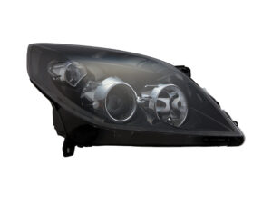 019-0649-10 FARO CV VECTRA 06-07 ELECTRICO S/MOTOR FONDO CROMADO P/FOCO HALOGENO DEPO DER