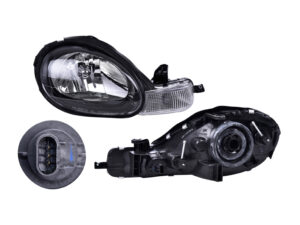FARR540 FARO DODGE NEON 00-02 FONDO NEGRO C/BASE C/CUARTO RH RADEC