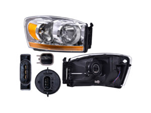 FARR538 FARO DODGE PU 06-07 C/FRANJA AMBAR RH RADEC
