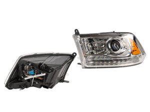 019-0916-29 FARO DG RAM PU 13-14 C/LUPA FONDO CROMADO C/LUZ DE DIA TYC IZQ