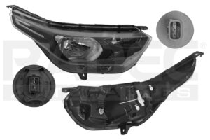 019-0916-60 FARO DG RAM 700 21-22 FILO NEGRO TYC DER