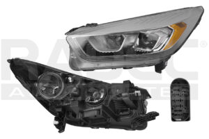 019-1209-45 FARO FD ESCAPE 17-19 FONDO CROMADO P/FOCO HALOGENO S/FOCO DEPO IZQ