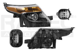 019-1214-52 FARO FD EXPLORER 11-15 FILO CROMADO P/FOCO HALOGENO DEPO DER