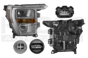 019-1215-42 FARO FD F-150 21-22 FONDO CROMADO C/FOCO HALOGENO DEPO DER