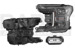 019-1226-17 FARO FD LOBO PLATINUM 18-20 DOBLE CABINA C/LEDS DEPO IZQ