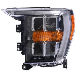 019-1226-25 FARO FD LOBO 21-23 LARIAT DOBLE CABINA FILO CROMADO C/LEDS DEPO IZQ