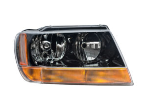 FARR550 FARO DG GRAND CHEROKEE 99-04 FONDO NEGRO CUARTO AMBAR RH RADEC