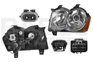 019-1605-39 FARO JP GRAND CHEROKEE 08-10 P/FOCO XENON EE IZQ