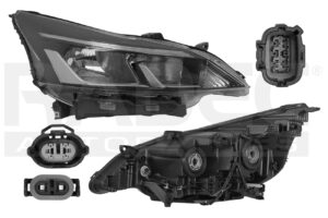 FARR1660 FARO NISSAN MARCH SENSE/ ADVANSE 21-24 MANUAL P/FOCO HALOGENO C/LEDS RH RDC