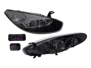 019-2608-04 FARO RN FLUENCE 13-18 ELECTRICO C/MOTOR FONDO NEGRO P/FOCO HALOGENO S/FOCO DEPO DER