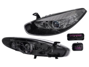 019-2608-05 FARO RN FLUENCE 13-18 ELECTRICO C/MOTOR FONDO NEGRO P/FOCO HALOGENO S/FOCO DEPO IZQ