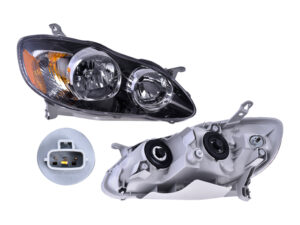FARR508 FARO TOYOTA COROLLA 05-08 FONDO NEGRO RH RADEC