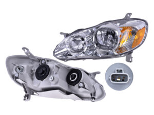 FARR505 FARO TOYOTA COROLLA 05-08 FONDO CLARO LH RADEC