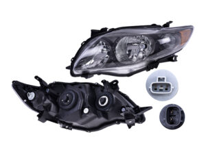 FARR1197 FARO TOYOTA COROLLA 09-10 FONDO NEGRO LH RADEC