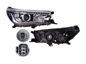 FARR1302 FARO TOYOTA HILUX16-19 C/LUPA C/MOTOR LED RH RADEC