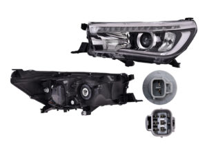 FARR1301 FARO TOYOTA HILUX16-19 C/LUPA C/MOTOR LED LH RADEC