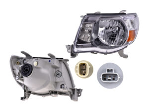 FARR969 FARO TOYOTA TACOMA 09-11 FONDO CROMADO AHUMADO LH RDC