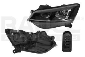 019-3107-15 FARO VW CROSSFOX 16-17 FILO CROMADO S/FOCO CN IZQ