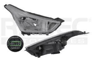 019-3410-06 FARO HY CRETA 17-19 MANUAL S/FOCO P/FOCO HALOGENO DEPO DER