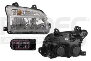 019-4214-00 FARO KW KENWORTH T880 14-23 FONDO CROMADO C/FOCO HALOGENO CN DER