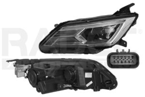 019-5501-01 FARO MG 5 21-22 C/MOTOR C/LEDS C/LUZ DE DIA CN IZQ