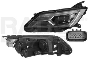 019-5501-03 FARO MG 5 21-22 C/LUZ DE DIA P/FOCO HALOGENO CN IZQ