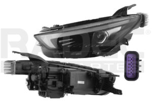 019-5502-03 FARO MG ZS 23-24 C/LEDS C/MOLDURA NEGRA CN IZQ