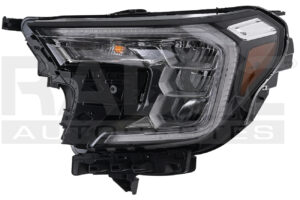 019-6801-03 FARO GM TERRAIN 22-24 BLACK EDITION/AT4 C/LEDS MOLDURA NEGRA CN IZQ