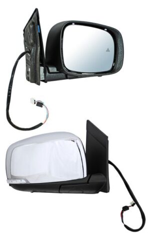 09023-1R1 ESPEJO CARAVAN/ TOWN & COUNTRY 08-19 ELECT CROM C/DESEMP C/DIRECC C/SENSOR PUNTO CIEGO PWY DER
