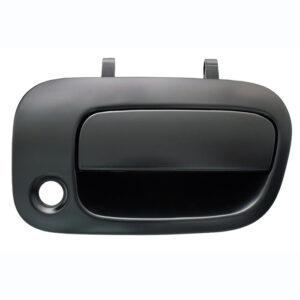 100035 MANIJA EXTERIOR TY RAV 4 01-05  CON HOYO PARA LLAVE 5TA PUERTA LISA PARA PINTAR LISA NEGRA PLASTICO