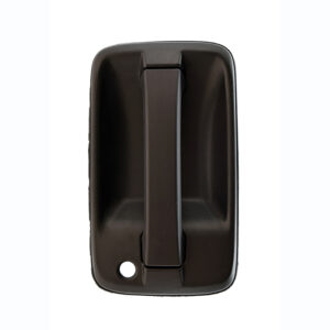 100074 MANIJA EXTERIOR IZ ELF/NPR 09-12  CON HOYO PARA LLAVE CORRUGADA NEGRA PLASTICO DELANTERA DERECHA