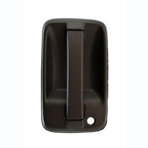 100075 MANIJA EXTERIOR IZ ELF/NPR 09-12  CON HOYO PARA LLAVE CORRUGADA NEGRA PLASTICO DELANTERA IZQUIERDA