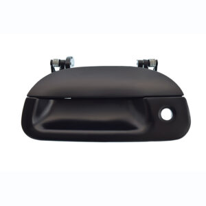 100144 MANIJA DE TAPA FD F-150/F-250 97-08/LOBO 97-03/SUPER DUTY 99-07/EXPLORER SPORT TRAC 01-05  CON HOYO PARA LLAVE LISA NEGRA PLASTICO HUSHAN