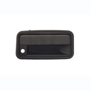 100259 MANIJA EXTERIOR CV SUBURBAN 92-94/BLAZER (C10) 88-94/TAHOE  GM YUKON 92-94  CON HOYO PARA LLAVE 5TA PUERTA PUERTA DOBLE CORRUGADA NEGRO ZINC CON PLASTICO