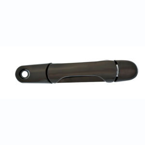 100310 MANIJA EXTERIOR FD WINDSTAR 1998  CON HOYO PARA LLAVE LISA NEGRA PLASTICO PUERTA CORREDIZA