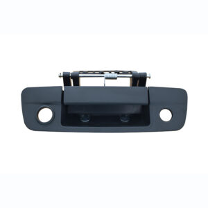 100346 MANIJA DE TAPA DG RAM 1500/2500 09-12  CON HOYOS PARA LLAVE Y CAMARA CORRUGADA NEGRO PLASTICO HUSHAN