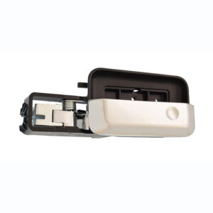 100377 MANIJA INTERIOR FD F-150 REGULAR CAB/CREW CAB/LOBO REGULAR CAB/CREW CAB 04-08  SEGURO MANUAL CROMO PLASTICO DELANTERA/TRASERA IZQUIERDA
