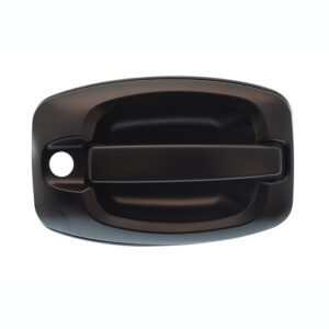100401 MANIJA EXTERIOR DG RAM PROMASTER CARGO VAN 14-16  PG MANAGER 09-12  FT DUCATO 08-13  CON HOYO PARA LLAVE CORRUGADA NEGRA PLASTICO DELANTERA IZQUIERDA