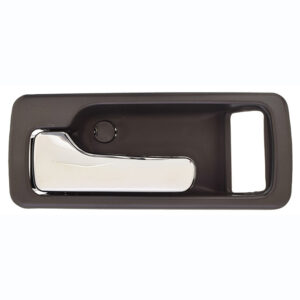 100447 MANIJA INTERIOR HD ACCORD 2P COUPE 90-93 CON HOYO PARA SEGURO SEGURO MANUAL GRIS OSCURO/CROMADO PLASTICO DELANTERA IZQUIERDA