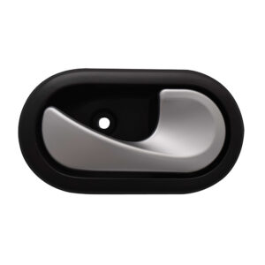 100818 MANIJA INTERIOR RN DUSTER 13-20/STEPWAY 10-15/SANDERO 07-15/MEGANE II 04-10/SCENIC II 05-08/CLIO EURO 07-09 NEGRO/PLATA PLASTICO PARA VARILLA DELANTERA/TRASERA DERECHA