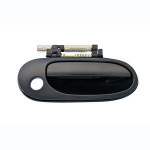 100842 MANIJA EXTERIOR NS ALMERA 00-06 CON HOYO PARA LLAVE LISA PARA PINTAR NEGRA PLASTICO DELANTERA DERECHA