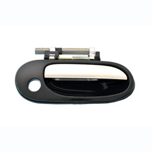 100846 MANIJA EXTERIOR NS ALMERA 00-06 CON HOYO PARA LLAVE LISA PARA PINTAR NEGRA/CROMO PLASTICO DELANTERA DERECHA